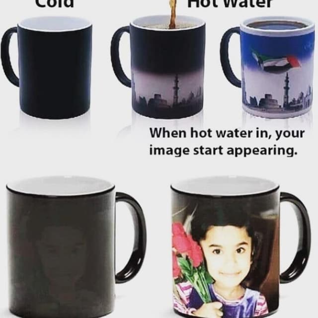 Customize magic mug