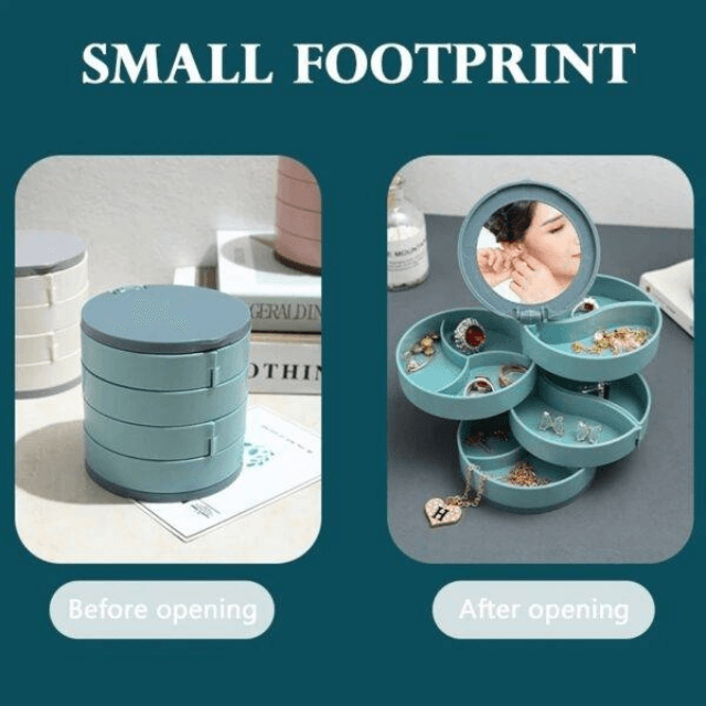 Multi layer Rotating Jewelry Storage And Organizer