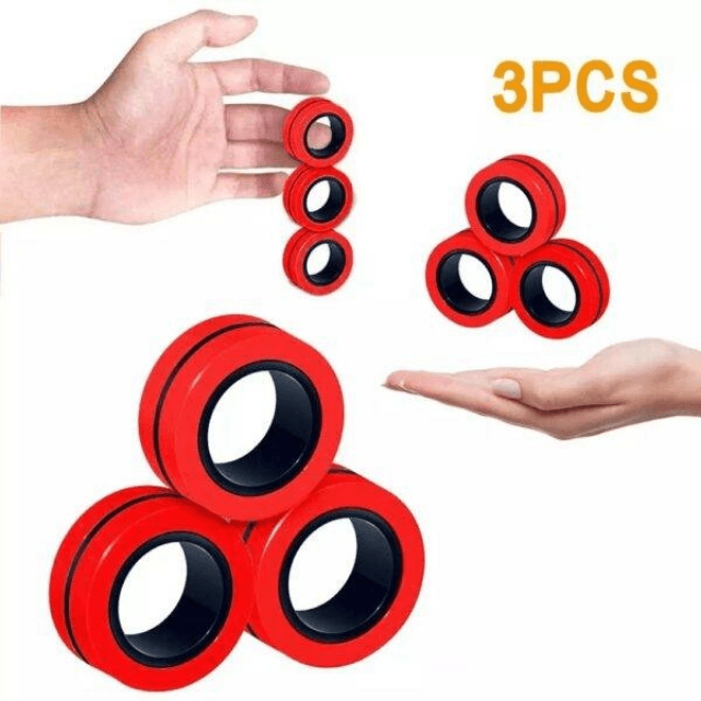 Anti-Stress Magnetic Rings Spinner