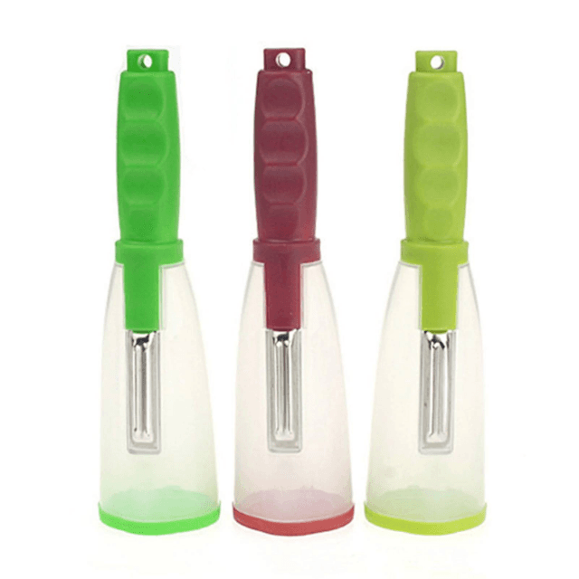 Multifunctional Fruit,Vegetable Peeler With Storage Containe
